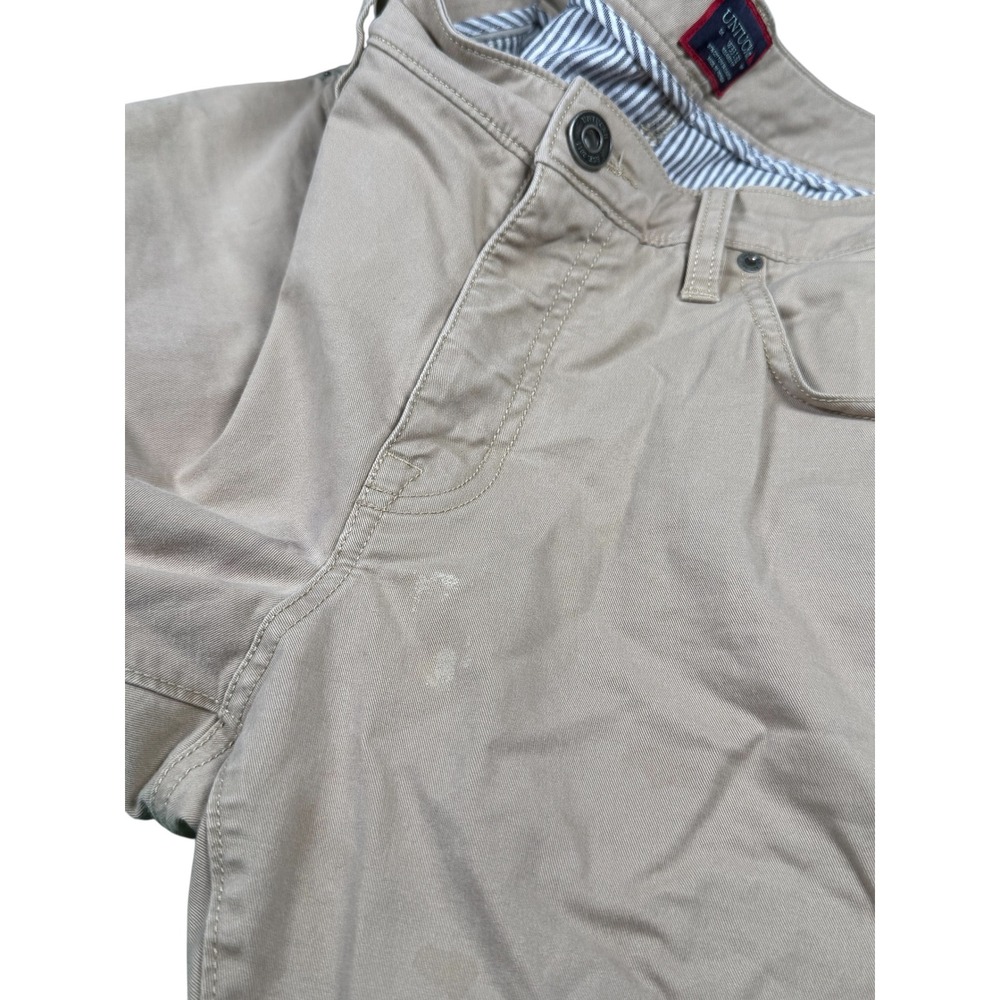 UNTUCKit Mens Relaxed Fit Chinos Pants Beige Casual Everyday Wear W33 L32 - Picture 3 of 7